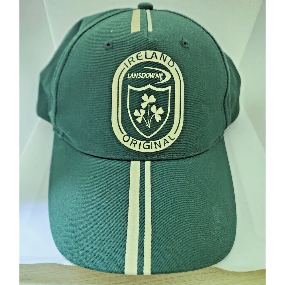 Lansdowne Ireland Original Green Baseball Cap Shamrock Crest Adjustable Hat